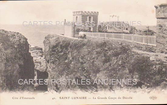 Cartes postales anciennes > CARTES POSTALES > carte postale ancienne > cartes-postales-ancienne.com Bretagne Ille et vilaine Saint Lunaire