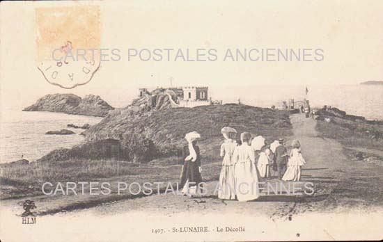 Cartes postales anciennes > CARTES POSTALES > carte postale ancienne > cartes-postales-ancienne.com Bretagne Ille et vilaine Saint Lunaire