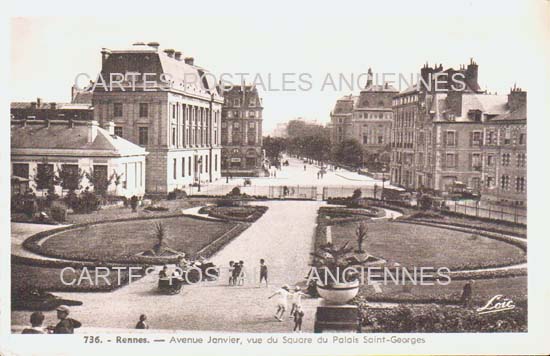 Cartes postales anciennes > CARTES POSTALES > carte postale ancienne > cartes-postales-ancienne.com Bretagne Rennes