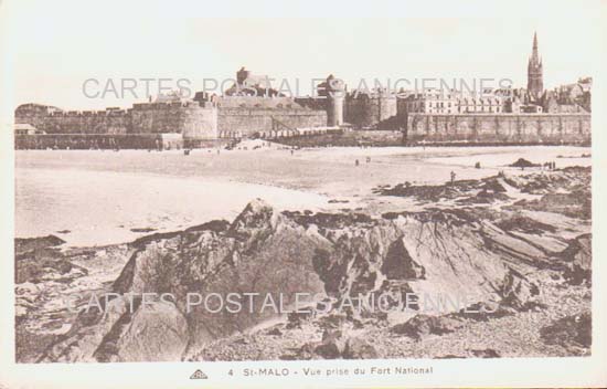 Cartes postales anciennes > CARTES POSTALES > carte postale ancienne > cartes-postales-ancienne.com Bretagne Saint Malo