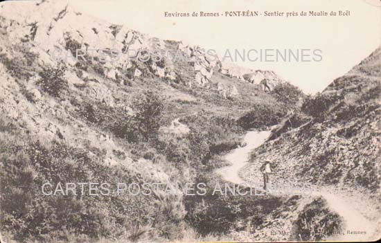 Cartes postales anciennes > CARTES POSTALES > carte postale ancienne > cartes-postales-ancienne.com Bretagne Pont Rean