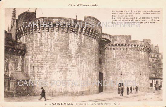 Cartes postales anciennes > CARTES POSTALES > carte postale ancienne > cartes-postales-ancienne.com Bretagne Saint Malo