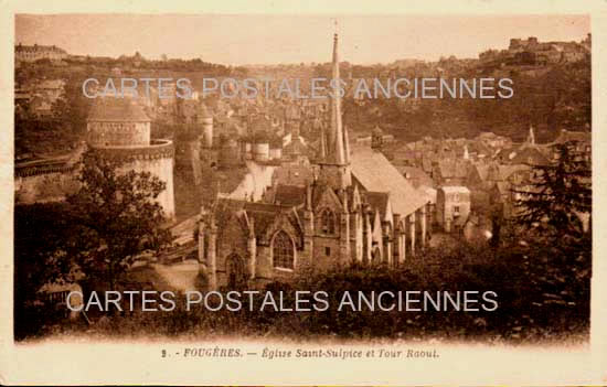 Cartes postales anciennes > CARTES POSTALES > carte postale ancienne > cartes-postales-ancienne.com Bretagne Fougeres