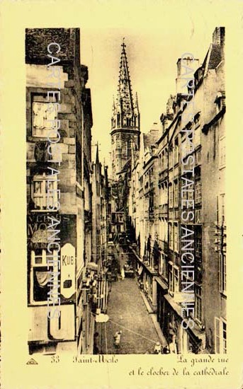 Cartes postales anciennes > CARTES POSTALES > carte postale ancienne > cartes-postales-ancienne.com Bretagne Saint Malo