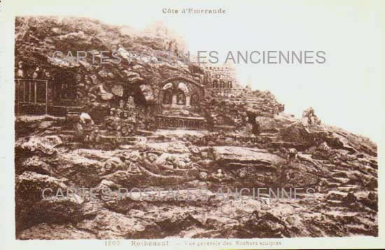 Cartes postales anciennes > CARTES POSTALES > carte postale ancienne > cartes-postales-ancienne.com Bretagne Rotheneuf