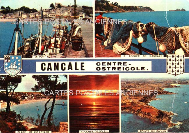 Cartes postales anciennes > CARTES POSTALES > carte postale ancienne > cartes-postales-ancienne.com Bretagne Ille et vilaine Cancale