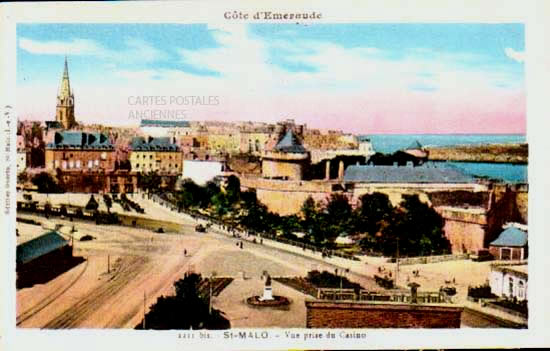 Cartes postales anciennes > CARTES POSTALES > carte postale ancienne > cartes-postales-ancienne.com Ille et vilaine  Saint Malo