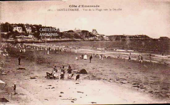 Cartes postales anciennes > CARTES POSTALES > carte postale ancienne > cartes-postales-ancienne.com Bretagne Ille et vilaine Saint Lunaire