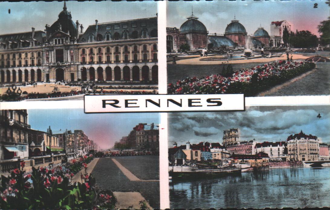 Cartes postales anciennes > CARTES POSTALES > carte postale ancienne > cartes-postales-ancienne.com Bretagne Ille et vilaine Rennes