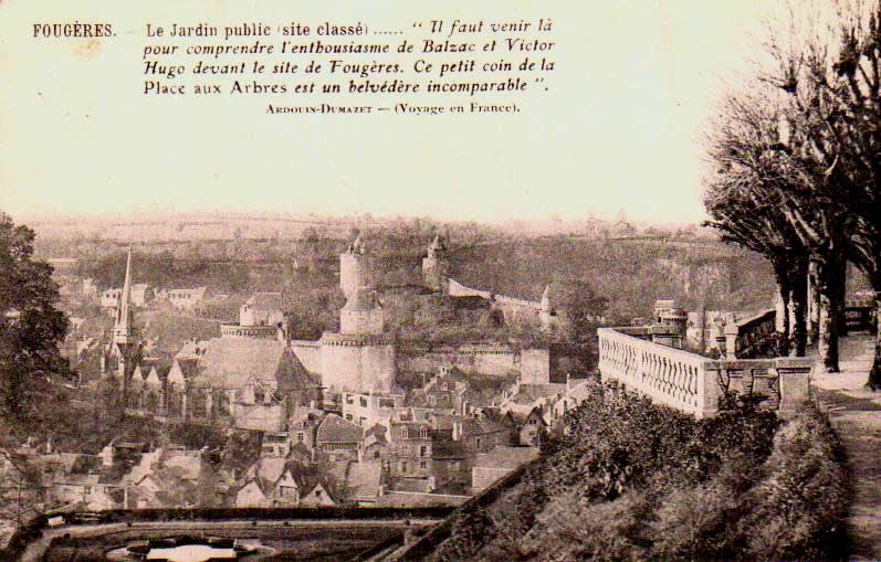 Cartes postales anciennes > CARTES POSTALES > carte postale ancienne > cartes-postales-ancienne.com Ille et vilaine  Fougeres