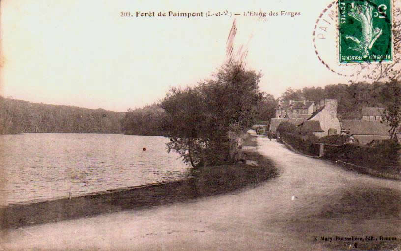 Cartes postales anciennes > CARTES POSTALES > carte postale ancienne > cartes-postales-ancienne.com Bretagne Ille et vilaine Paimpont