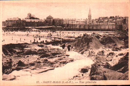 Cartes postales anciennes > CARTES POSTALES > carte postale ancienne > cartes-postales-ancienne.com Ille et vilaine  Saint Malo
