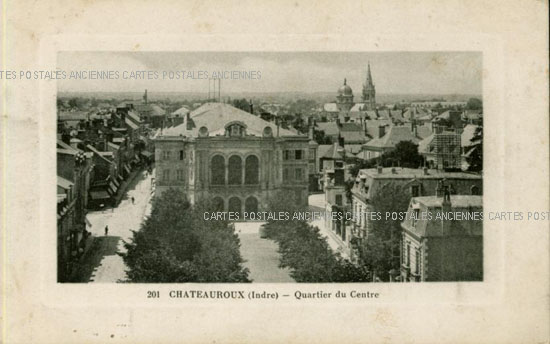 Cartes postales anciennes > CARTES POSTALES > carte postale ancienne > cartes-postales-ancienne.com Centre val de loire  Indre Chateauroux