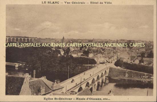 Cartes postales anciennes > CARTES POSTALES > carte postale ancienne > cartes-postales-ancienne.com Centre val de loire  Indre Le Blanc