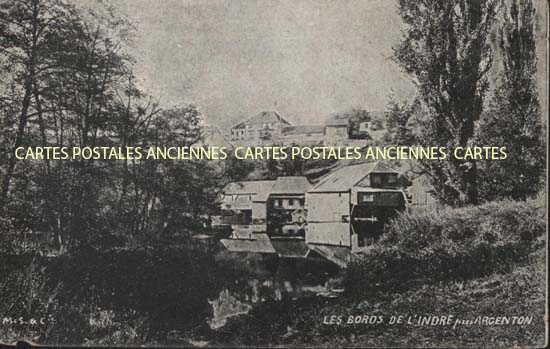 Cartes postales anciennes > CARTES POSTALES > carte postale ancienne > cartes-postales-ancienne.com Centre val de loire  Indre Argenton Sur Creuse