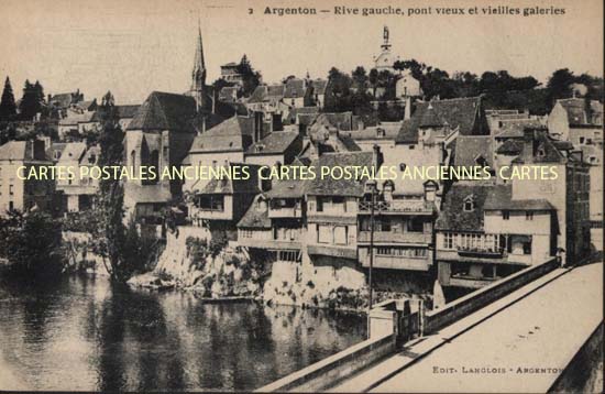 Cartes postales anciennes > CARTES POSTALES > carte postale ancienne > cartes-postales-ancienne.com Centre val de loire  Indre Argenton Sur Creuse