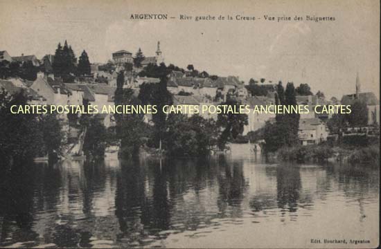 Cartes postales anciennes > CARTES POSTALES > carte postale ancienne > cartes-postales-ancienne.com Centre val de loire  Indre Argenton Sur Creuse