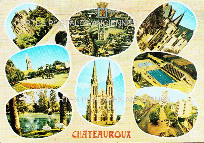 Cartes postales anciennes > CARTES POSTALES > carte postale ancienne > cartes-postales-ancienne.com Centre val de loire  Indre Chateauroux