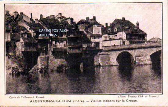 Cartes postales anciennes > CARTES POSTALES > carte postale ancienne > cartes-postales-ancienne.com Centre val de loire  Indre Argenton Sur Creuse