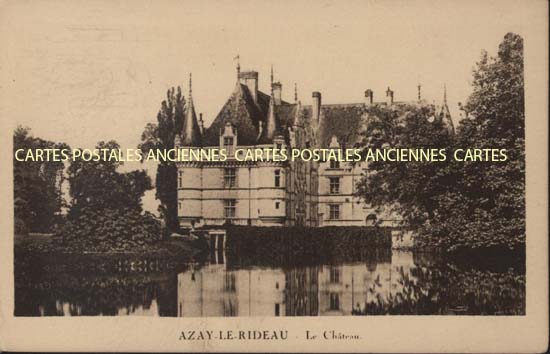 Cartes postales anciennes > CARTES POSTALES > carte postale ancienne > cartes-postales-ancienne.com Centre val de loire  Indre et loire Azay Le Rideau