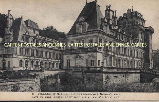 Cartes postales anciennes > CARTES POSTALES > carte postale ancienne > cartes-postales-ancienne.com Centre val de loire  Indre et loire Villandry