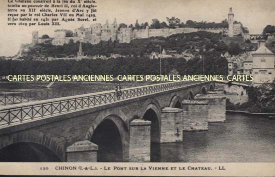 Cartes postales anciennes > CARTES POSTALES > carte postale ancienne > cartes-postales-ancienne.com Indre et loire  Chinon
