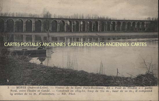 Cartes postales anciennes > CARTES POSTALES > carte postale ancienne > cartes-postales-ancienne.com Centre val de loire  Indre et loire Monts