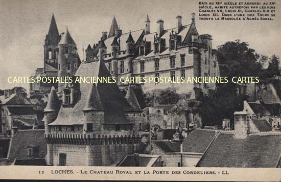 Cartes postales anciennes > CARTES POSTALES > carte postale ancienne > cartes-postales-ancienne.com Centre val de loire  Indre et loire Loches