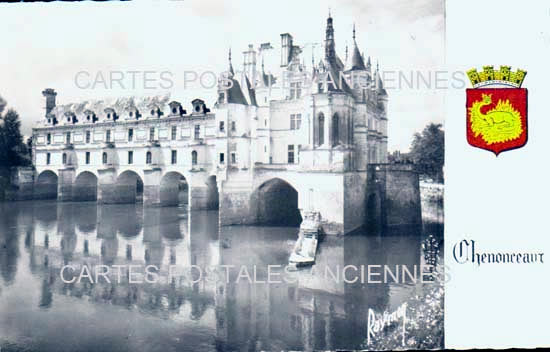 Cartes postales anciennes > CARTES POSTALES > carte postale ancienne > cartes-postales-ancienne.com Indre et loire 37 Chenonceaux