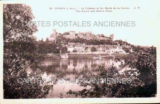 Cartes postales anciennes > CARTES POSTALES > carte postale ancienne > cartes-postales-ancienne.com Centre val de loire  Indre et loire Chinon