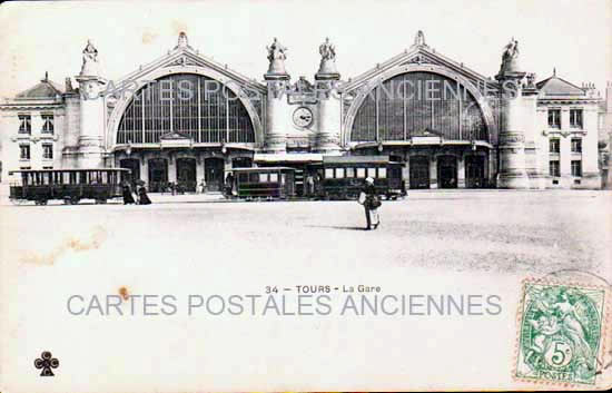 Cartes postales anciennes > CARTES POSTALES > carte postale ancienne > cartes-postales-ancienne.com Centre val de loire  Indre et loire Tours