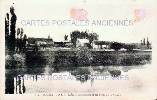 Cartes postales anciennes > CARTES POSTALES > carte postale ancienne > cartes-postales-ancienne.com Centre val de loire  Indre et loire Pouzay