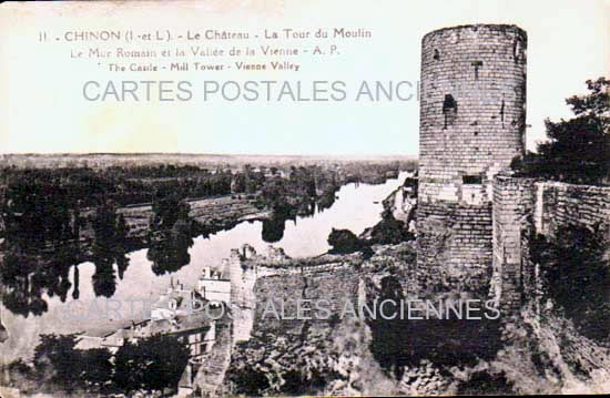 Cartes postales anciennes > CARTES POSTALES > carte postale ancienne > cartes-postales-ancienne.com Centre val de loire  Indre et loire Chinon