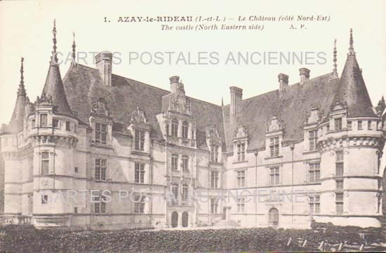Cartes postales anciennes > CARTES POSTALES > carte postale ancienne > cartes-postales-ancienne.com Centre val de loire  Azay Le Rideau