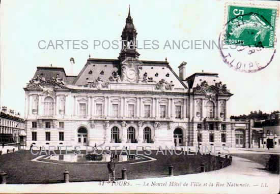 Cartes postales anciennes > CARTES POSTALES > carte postale ancienne > cartes-postales-ancienne.com Centre val de loire  Tours