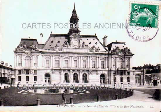 Cartes postales anciennes > CARTES POSTALES > carte postale ancienne > cartes-postales-ancienne.com Centre val de loire  Indre et loire Tours