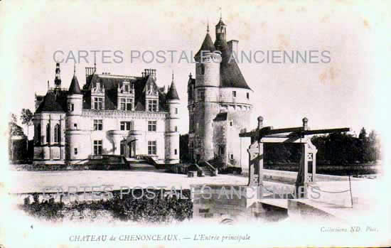 Cartes postales anciennes > CARTES POSTALES > carte postale ancienne > cartes-postales-ancienne.com Centre val de loire  Indre et loire Chenonceaux