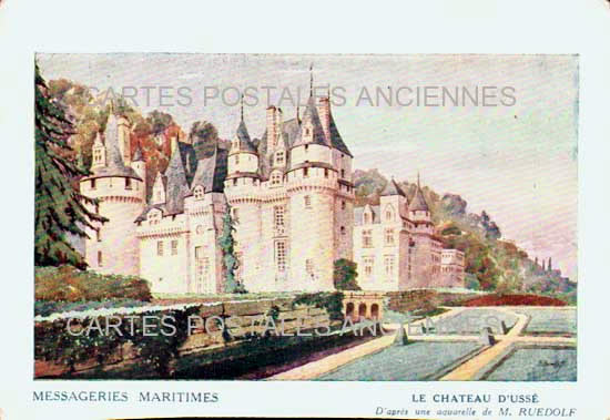 Cartes postales anciennes > CARTES POSTALES > carte postale ancienne > cartes-postales-ancienne.com Centre val de loire  Indre et loire Rigny Usse