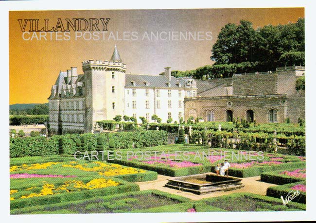 Cartes postales anciennes > CARTES POSTALES > carte postale ancienne > cartes-postales-ancienne.com Centre val de loire  Indre et loire Villandry