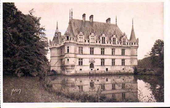 Cartes postales anciennes > CARTES POSTALES > carte postale ancienne > cartes-postales-ancienne.com Indre et loire  Azay Le Rideau