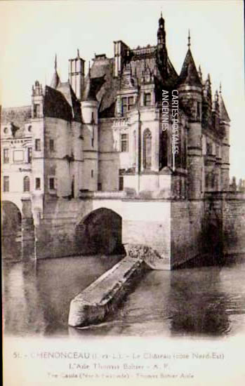Cartes postales anciennes > CARTES POSTALES > carte postale ancienne > cartes-postales-ancienne.com Indre et loire  Chenonceaux
