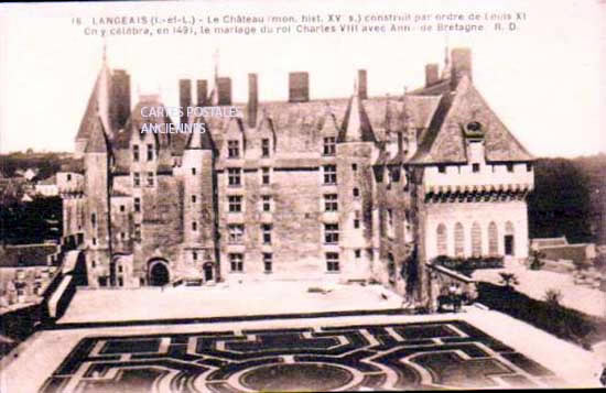 Cartes postales anciennes > CARTES POSTALES > carte postale ancienne > cartes-postales-ancienne.com Indre et loire  Langeais
