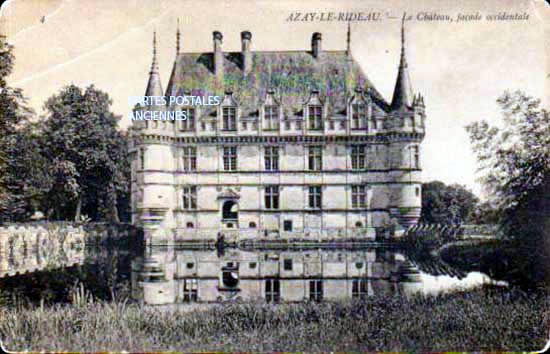 Cartes postales anciennes > CARTES POSTALES > carte postale ancienne > cartes-postales-ancienne.com Centre val de loire  Indre et loire Azay Le Rideau