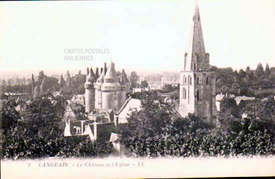 Cartes postales anciennes > CARTES POSTALES > carte postale ancienne > cartes-postales-ancienne.com Indre et loire  Langeais