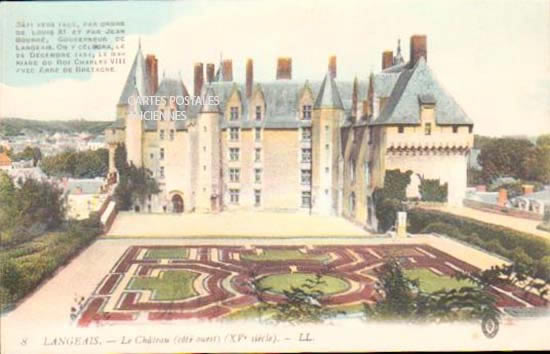 Cartes postales anciennes > CARTES POSTALES > carte postale ancienne > cartes-postales-ancienne.com Indre et loire  Langeais