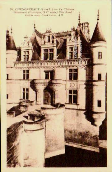 Cartes postales anciennes > CARTES POSTALES > carte postale ancienne > cartes-postales-ancienne.com Indre et loire  Chenonceaux