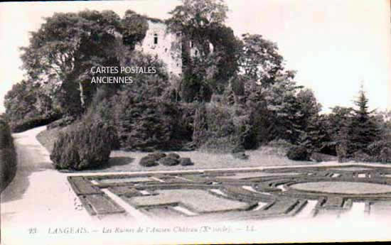 Cartes postales anciennes > CARTES POSTALES > carte postale ancienne > cartes-postales-ancienne.com Centre val de loire  Indre et loire Langeais