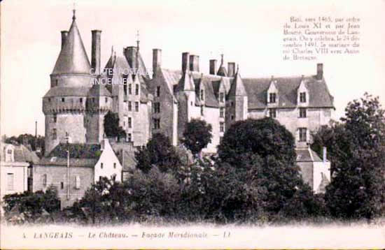 Cartes postales anciennes > CARTES POSTALES > carte postale ancienne > cartes-postales-ancienne.com Indre et loire  Langeais