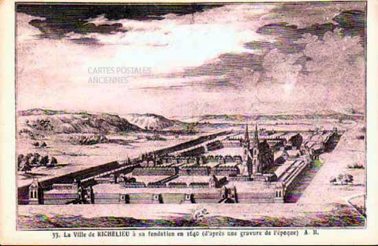 Cartes postales anciennes > CARTES POSTALES > carte postale ancienne > cartes-postales-ancienne.com Indre et loire  Richelieu