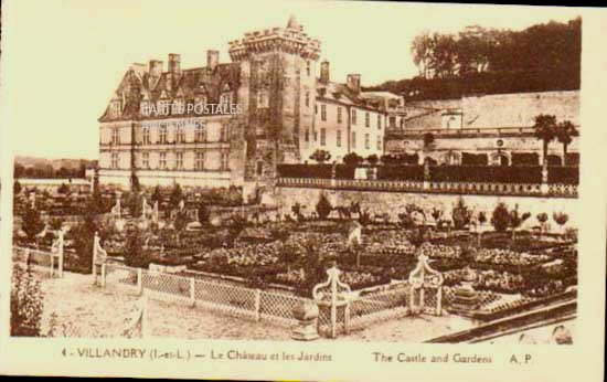 Cartes postales anciennes > CARTES POSTALES > carte postale ancienne > cartes-postales-ancienne.com Centre val de loire  Indre et loire Villandry